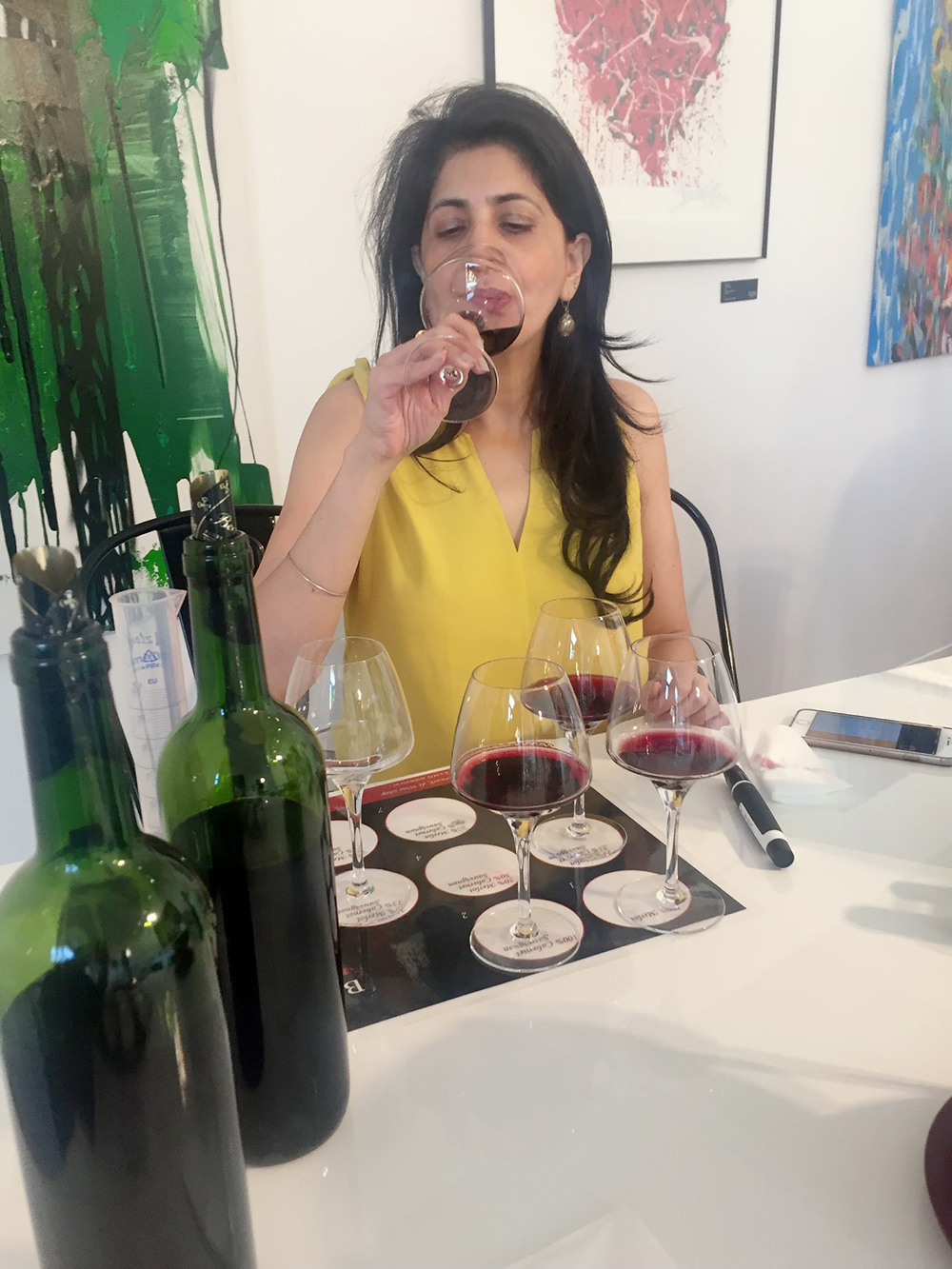 Wine blending workshop 