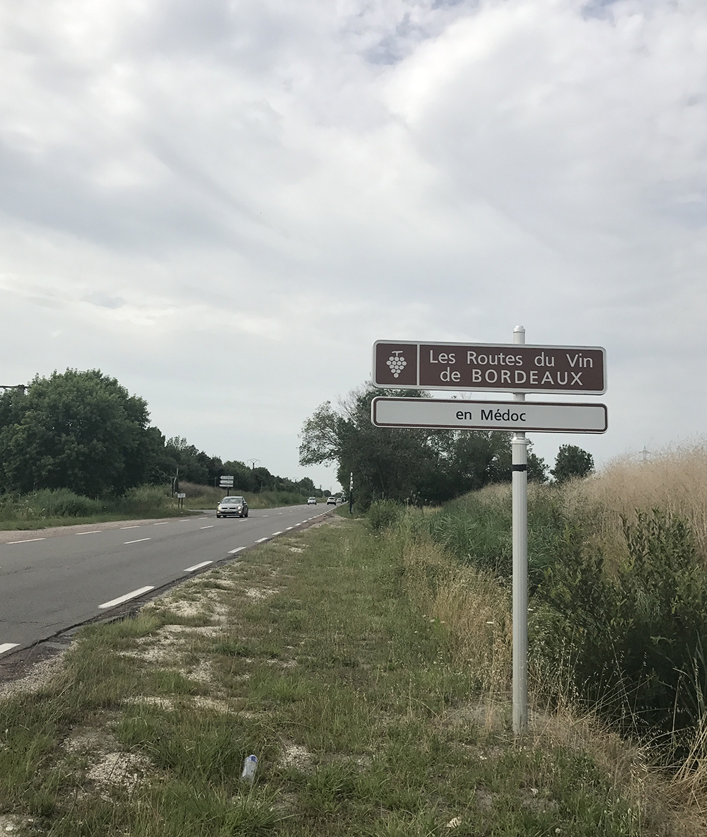 Medoc wine route of Bordeaux