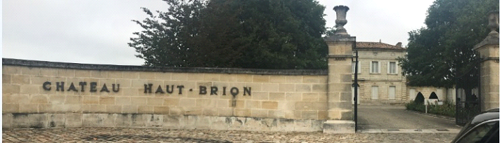 Chateau Haut Brion entrance