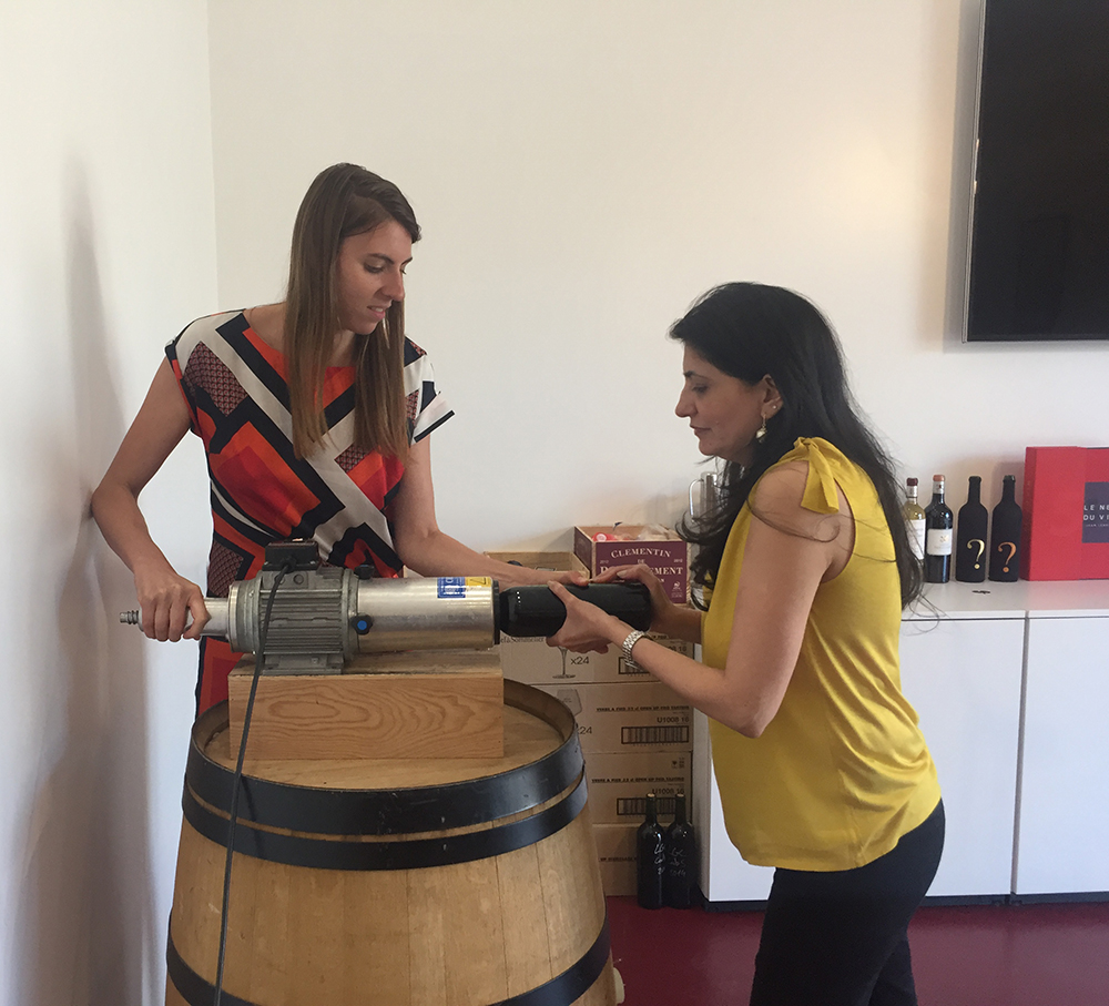 Capping the bottle with traditional tools