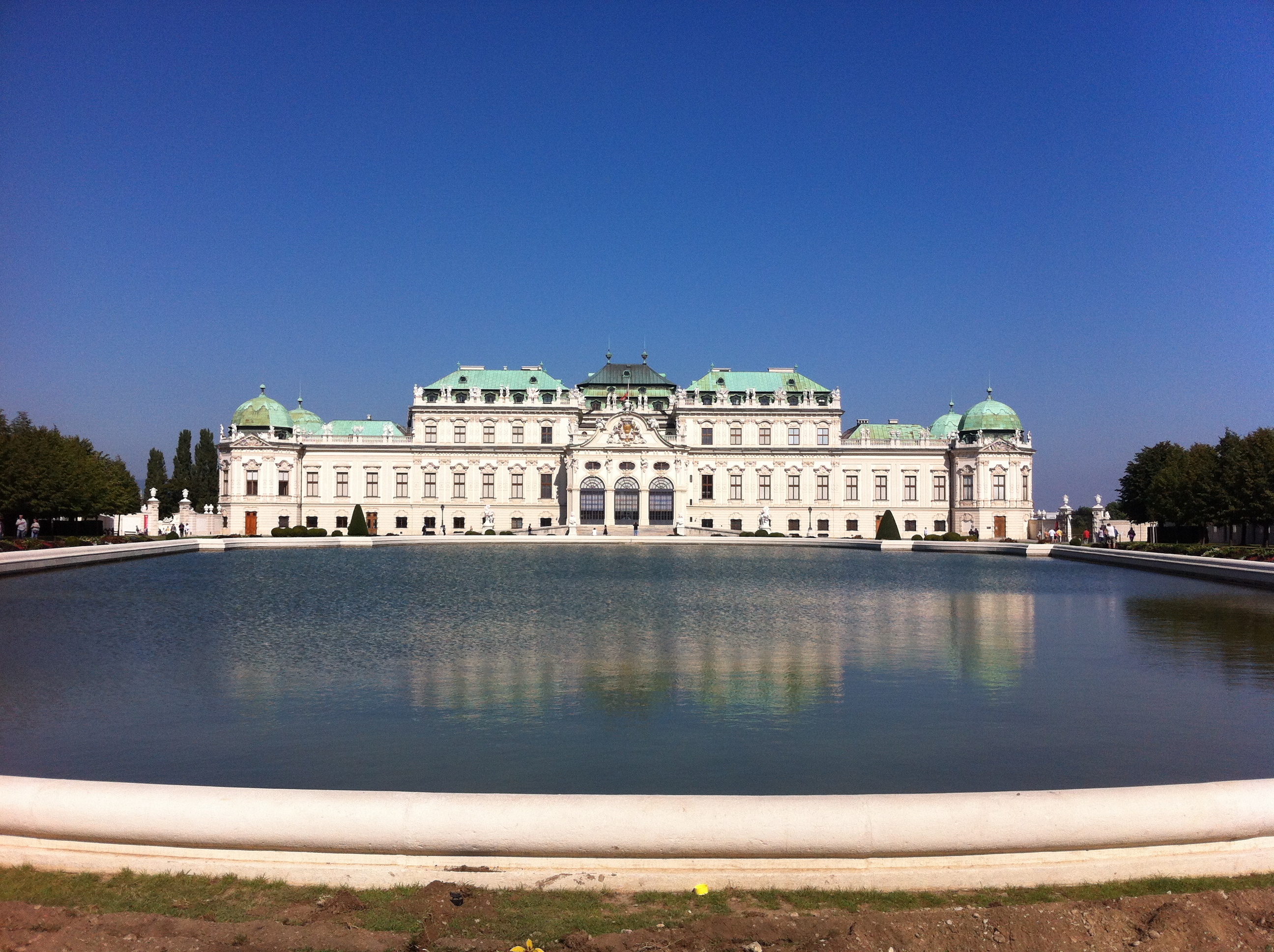 The Belvedere Palace in Vienna