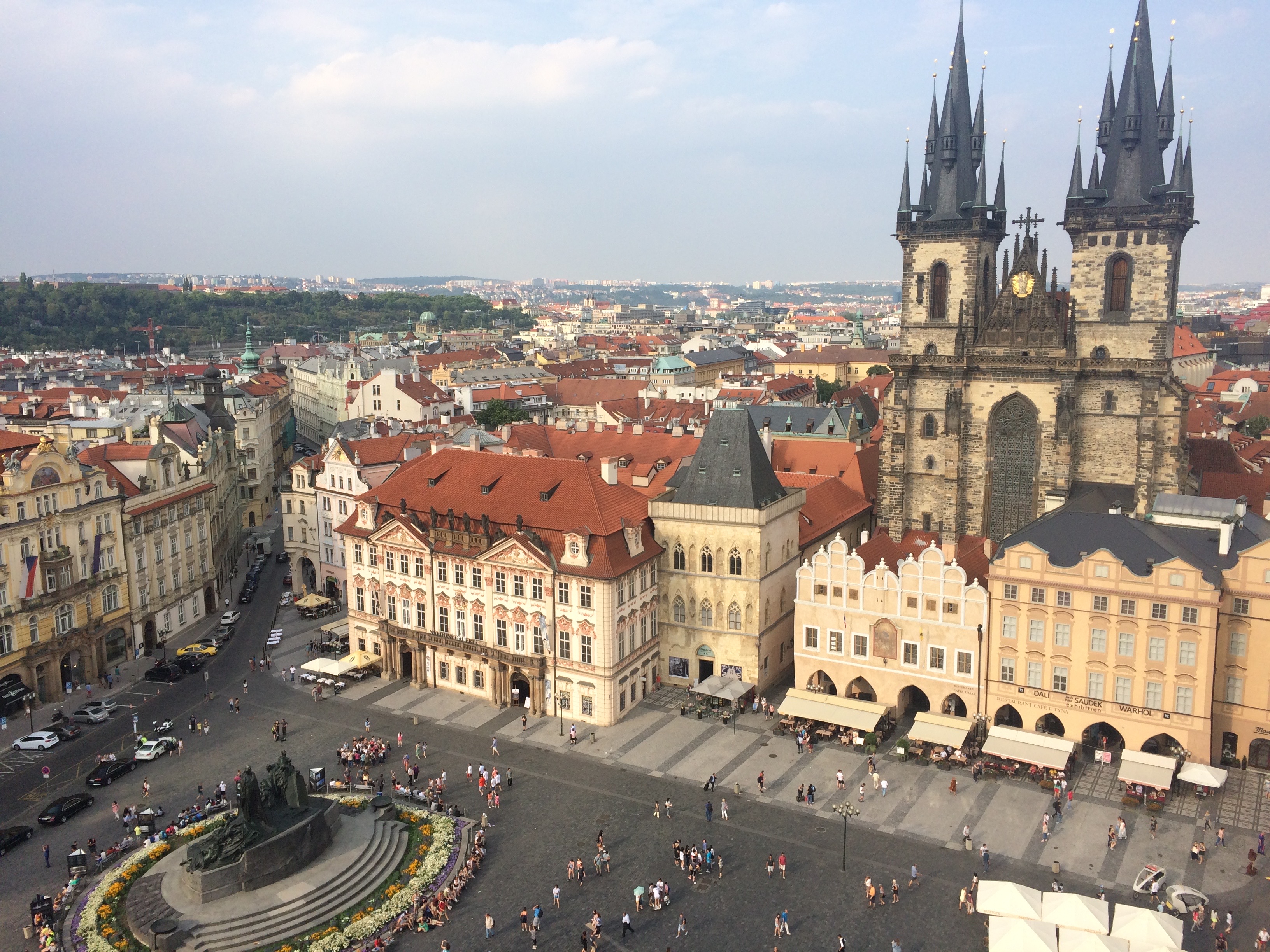 Prague old town square